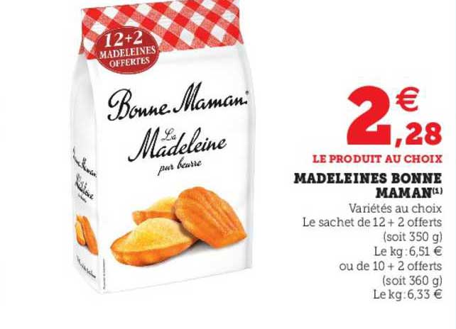 madeleines bonne maman