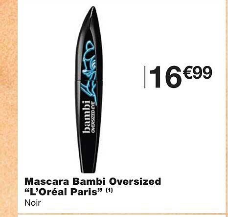 mascara bambi oversized "l'oréal paris"