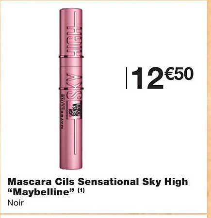 mascara cils sensational sky high "maybelline"