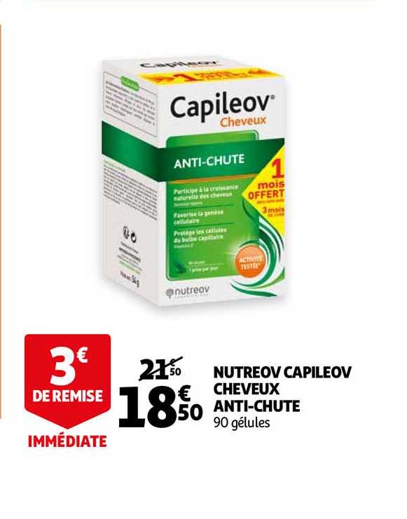 nutreov capileov cheveux anti-chute