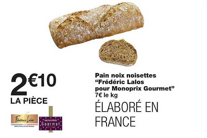 pain noix noisettes "frédéric lalos