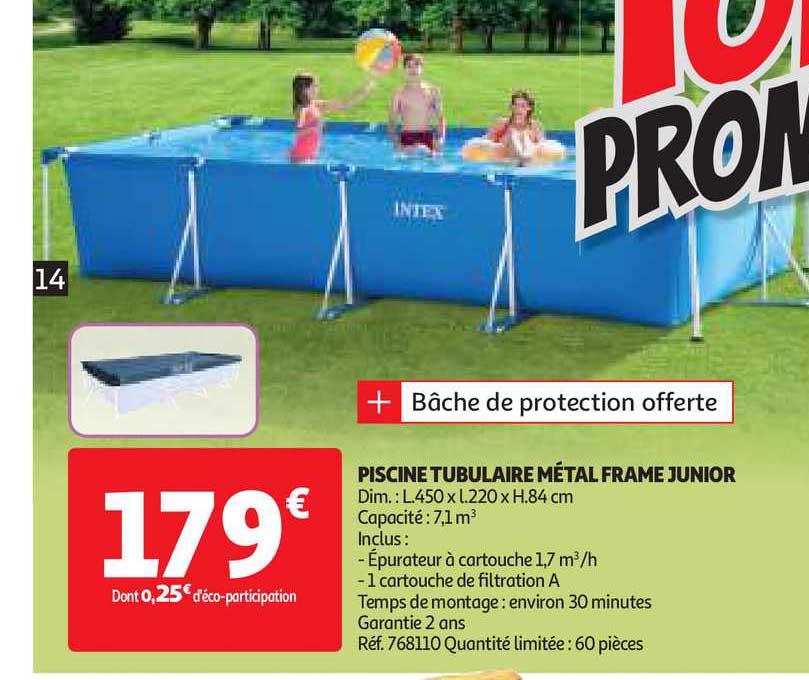 piscine tubulaire métal frame junior