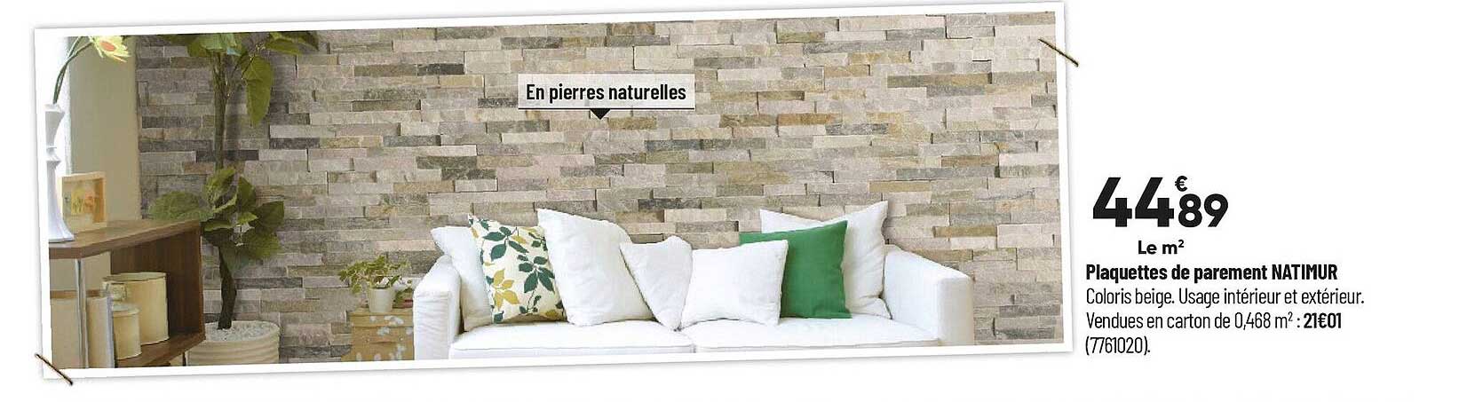 Plaquettes De De Parement Natimur