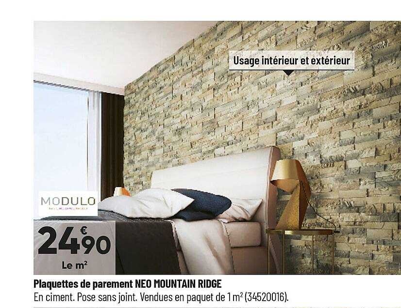 plaquettes de parement neo mountain ridge