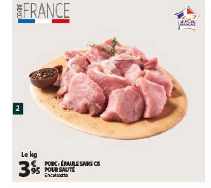 Porc : épaule Sans Os Pour Sauté