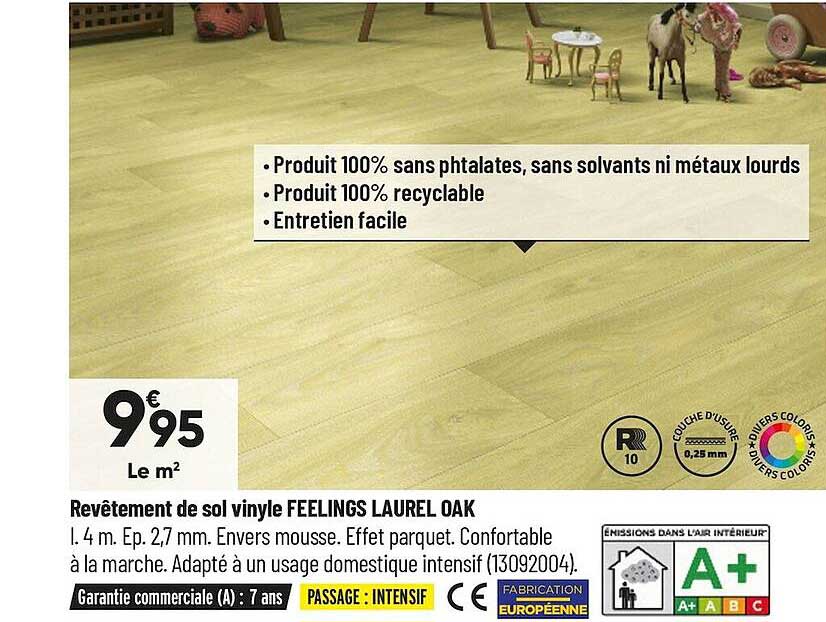 revêtement de sol vinyle feelings laurel oak