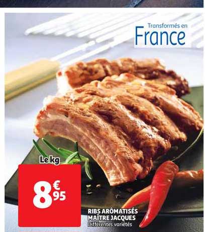 ribs aromatisés maître jacques