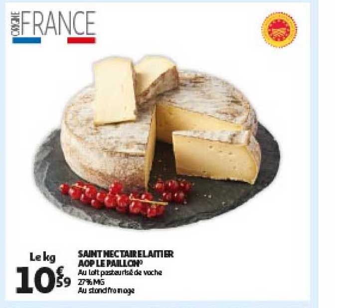 saint nectaire laitier aop le paillon