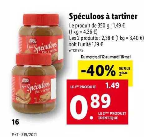 Spéculoos à Tartiner