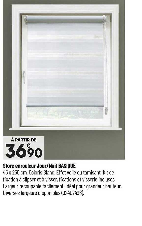 store enrouleur jour-nuit basique