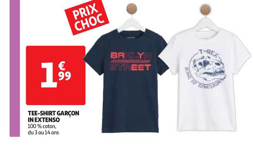 tee-shirt garçon in extenso