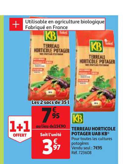 terreau horticole potager uab kb