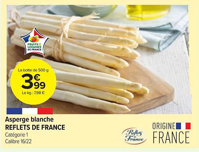 asperge blanche reflets de france
