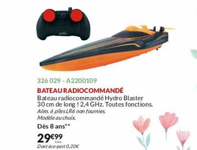 bateau radiocommandé