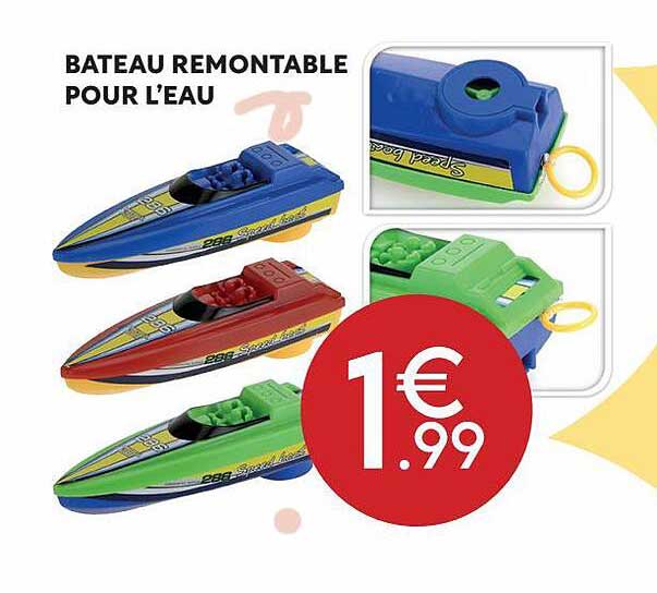 bateau remontable pour l'eau