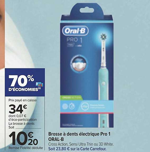 brosse à dents électrique pro 1 oral-b