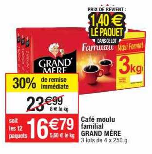 café moulu familial grand mère