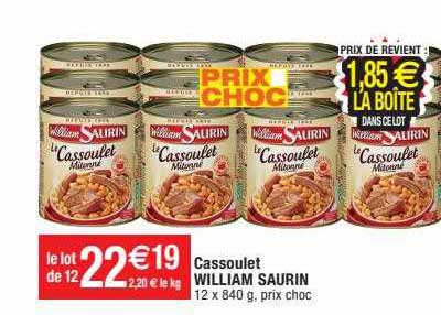 cassoulet william saurin