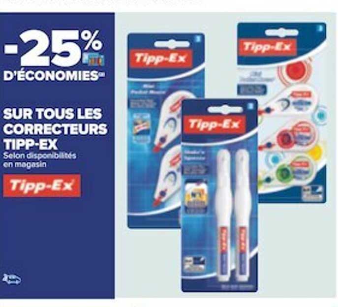correcteurs tipp-ex