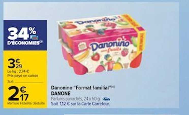 danonino "format familial" danone