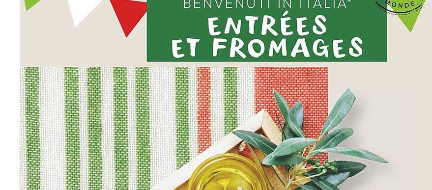 entrées et fromages