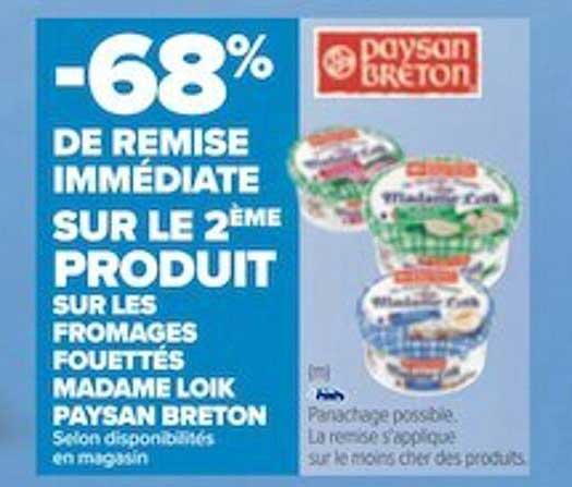 fromages fouettés madame loïk paysan breton