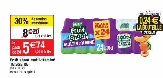 Fruit Shoot Multivitaminé Teisseire