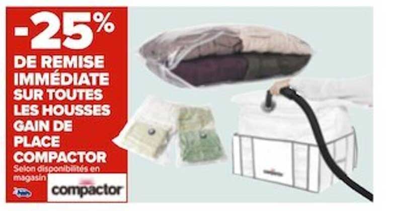 housses gain de place compactor