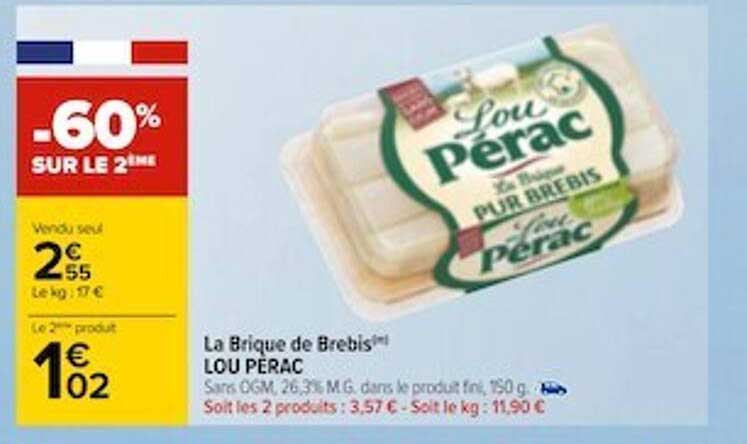 la brique de brebis lou pérac