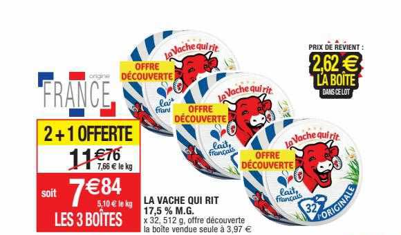 la vache qui rit 17,5% m.g.