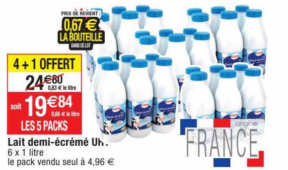 lait demi-écrémé uht