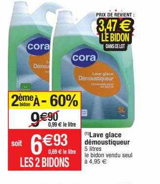 lave glace démoustiqueur cora