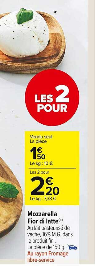 mozzarella fior di latte