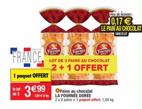 pains au chocolat la fournée dorée
