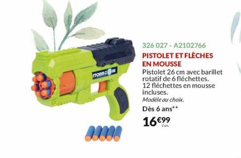 Pistolet Et Flèches En Mousse