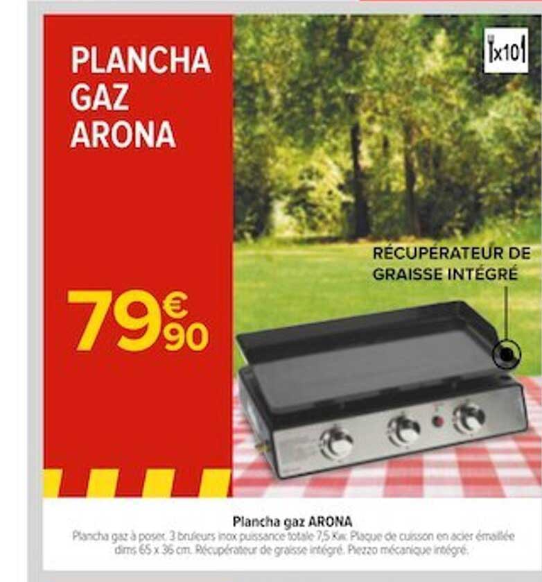 Plancha Gaz Arona