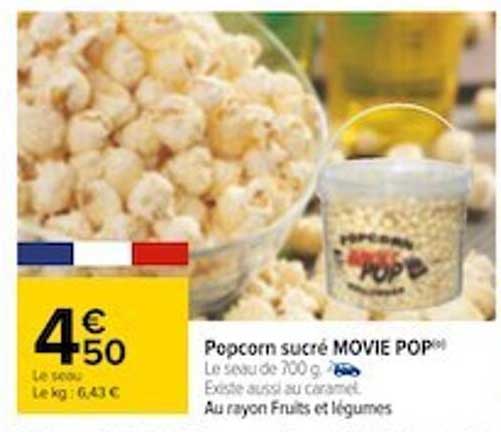 popcorn sucré movie pop