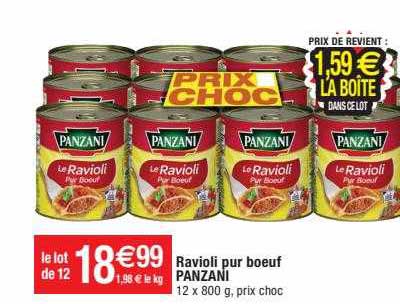 Ravioli Pur Bœuf Panzani