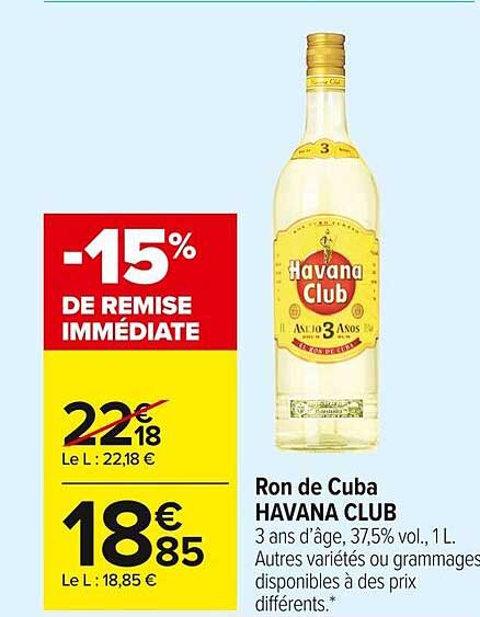 Rp, De Cuba Havana Club