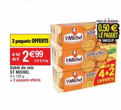 sablés de retz st michel