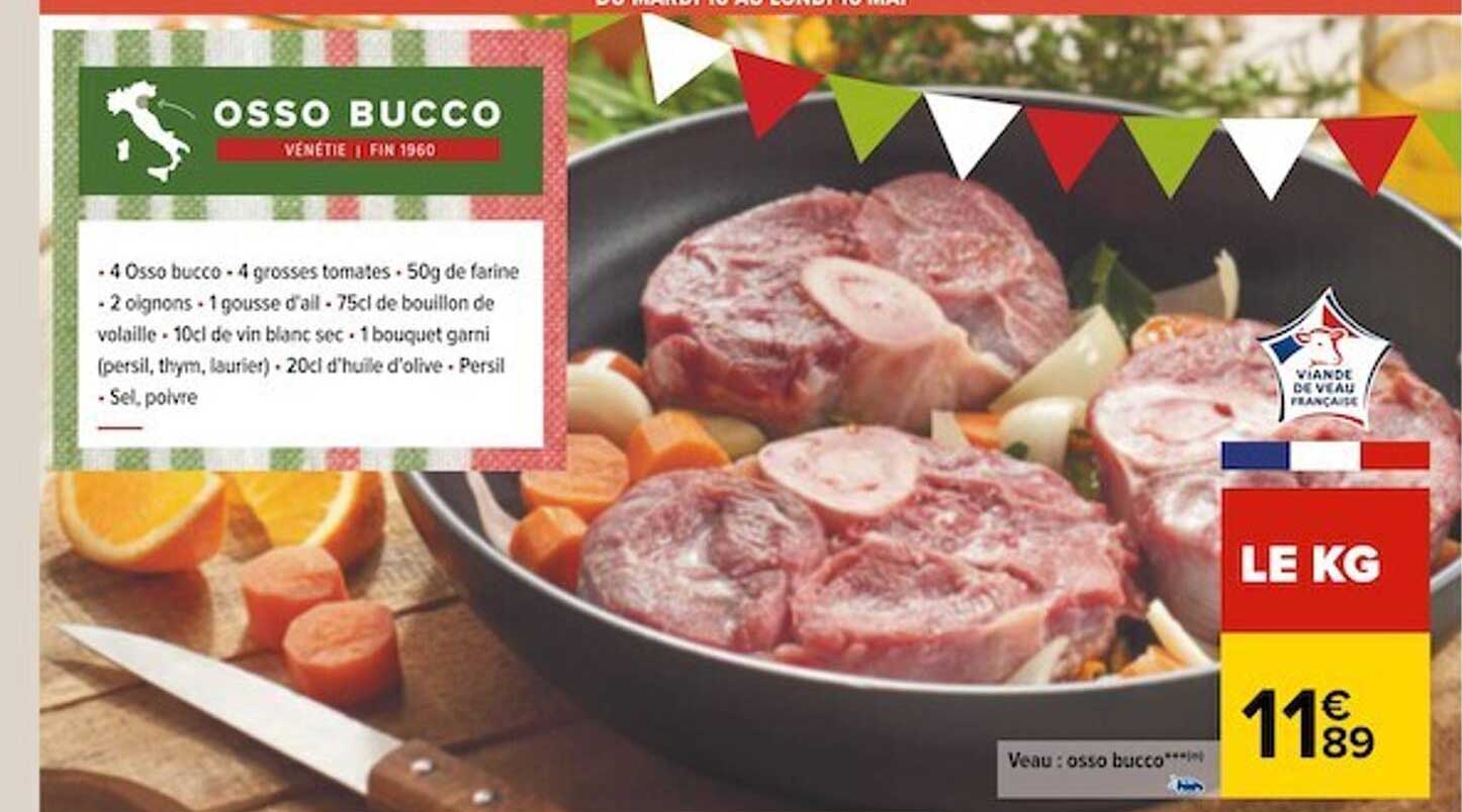 veau : osso bucco