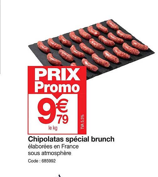 chipolatas spécial brunch