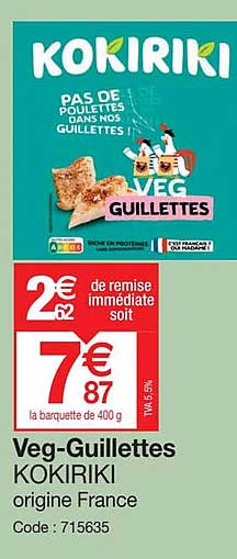 Veg-guillettes Kokiriki