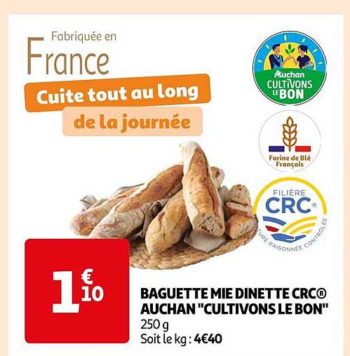 baguette mie dinette crc auchan "cultivons le bon"