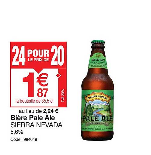 bière pale ale sierra nevada