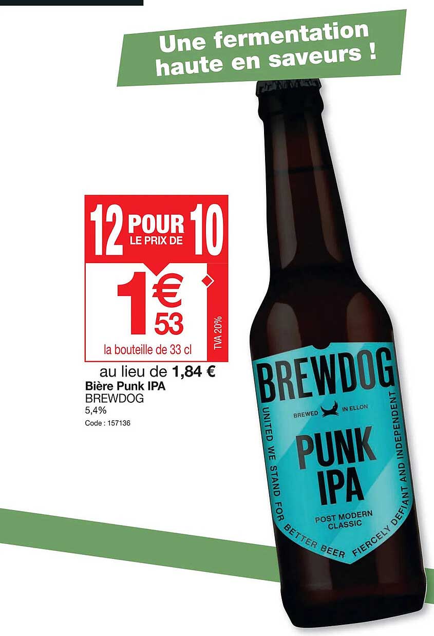 Bière Punk Ipa Brewdog