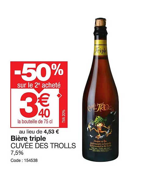 bière triple cuvée des trolls