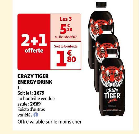 crazy tiger energy drink