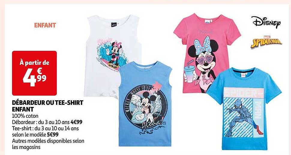 débardeur ou tee-shirt enfant