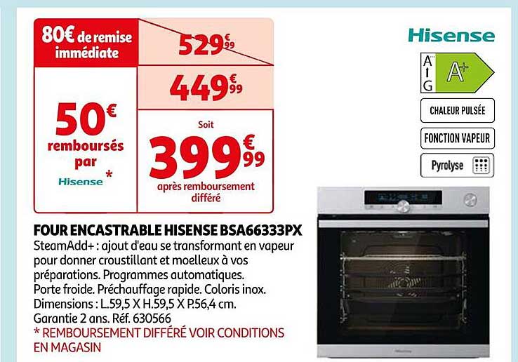 Four Encastrable Hisense Bsa66333px